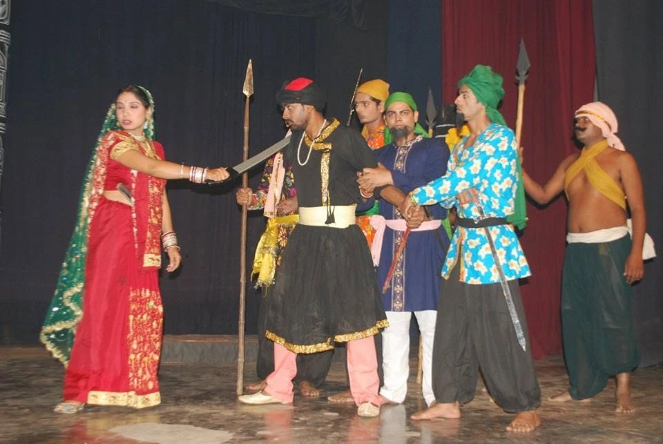 Drama stage setting